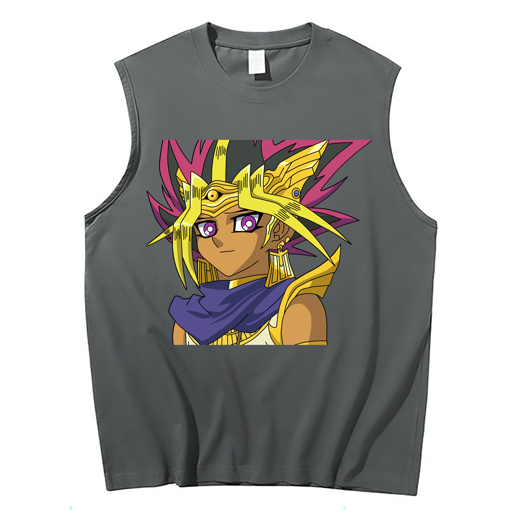 （画像用） 遊☆戯☆王 Yu-Gi-Oh! コットン100％タンクトップ（フロントプリント）